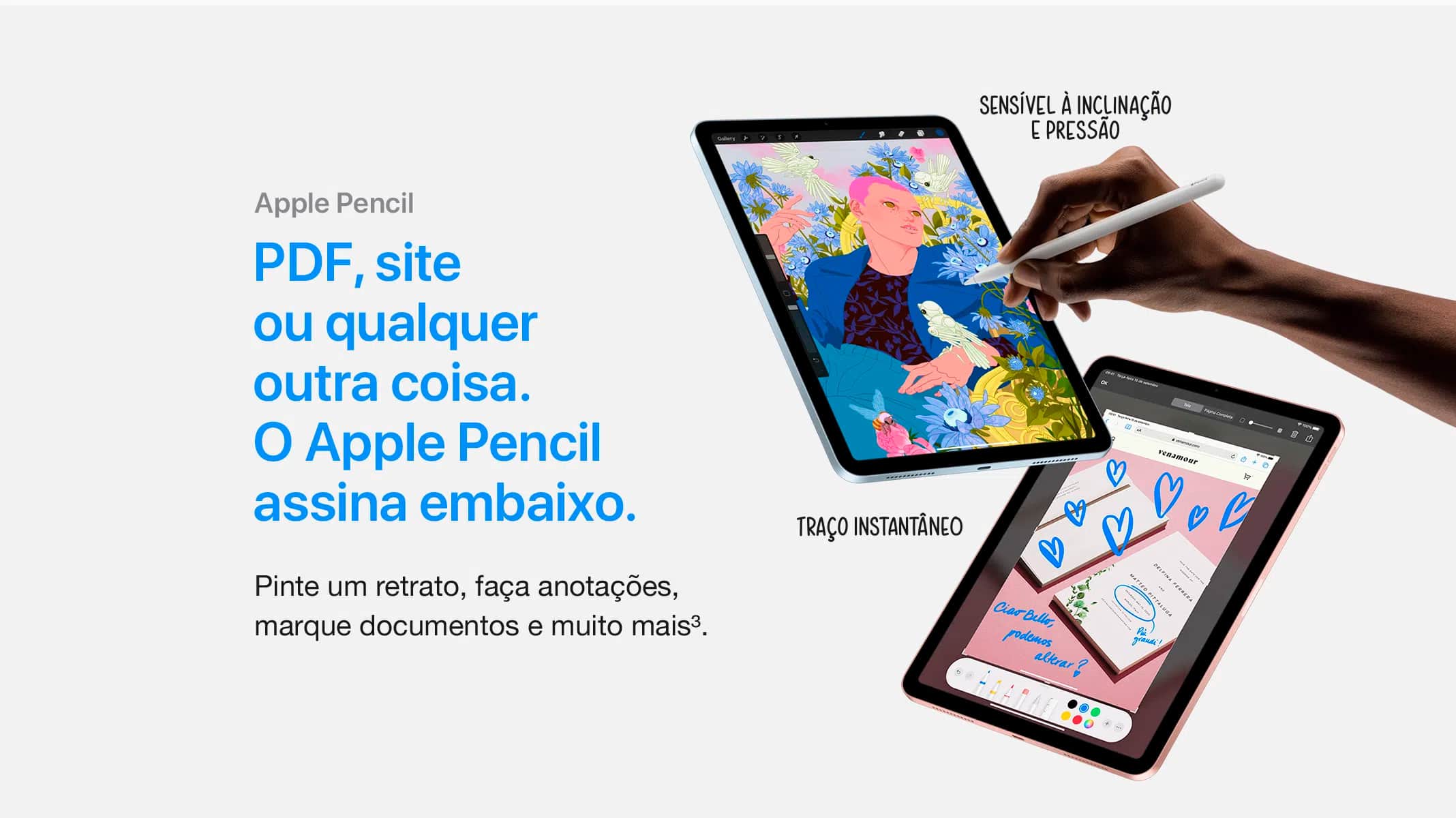 iPad Air 10,9 4ª geração Apple Wi-Fi 64GB - Azul-céu